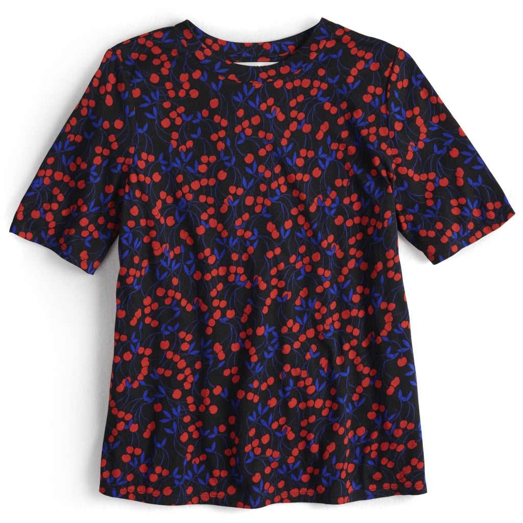 Cherry-Print Top