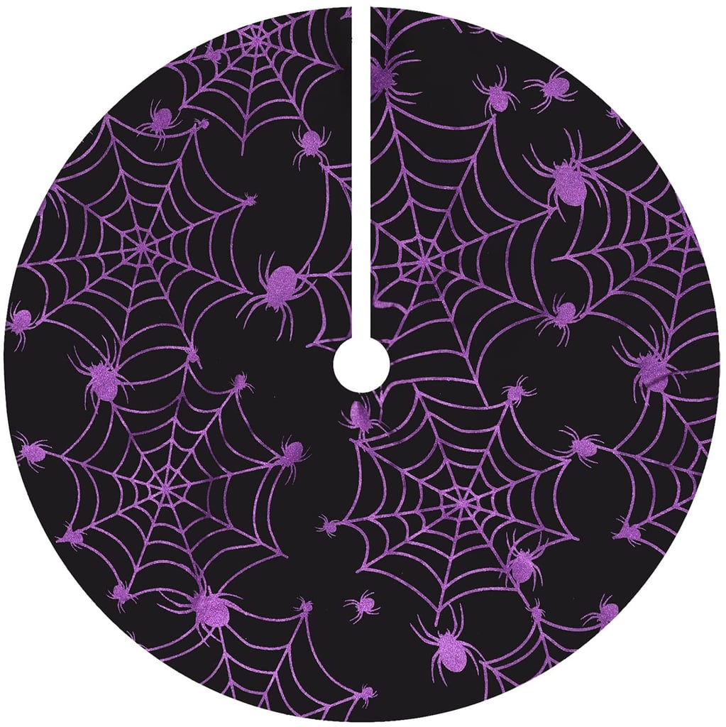 Flash World Purple Spider Net Tree Skirt