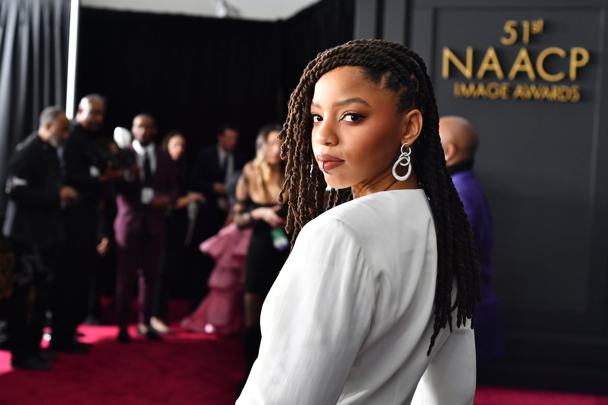 Chloe Bailey at the 2020 NAACP Image Awards (Credit: POPSUGAR). 