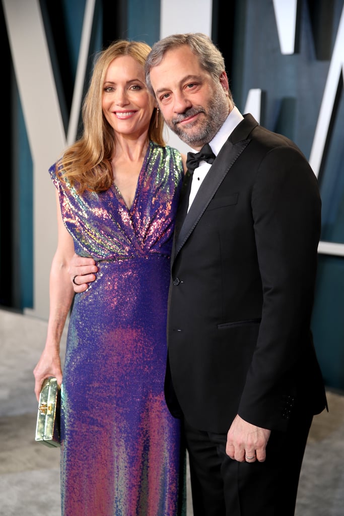 Leslie Mann and Judd Apatow at the Vanity Fair Oscars Afterparty