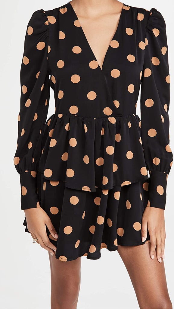 En Saison Dot Print Mini Dress