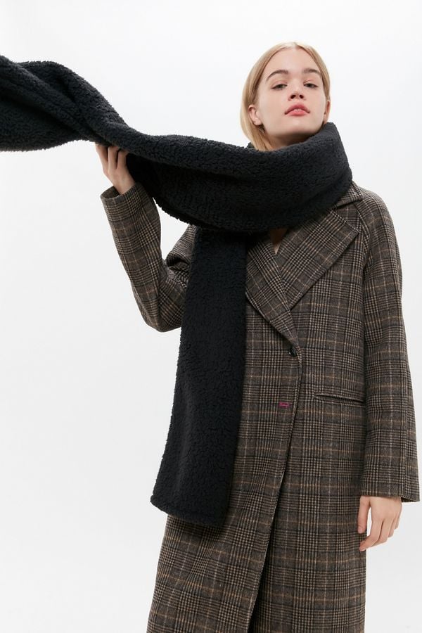 UO Plush Teddy Oversized Scarf