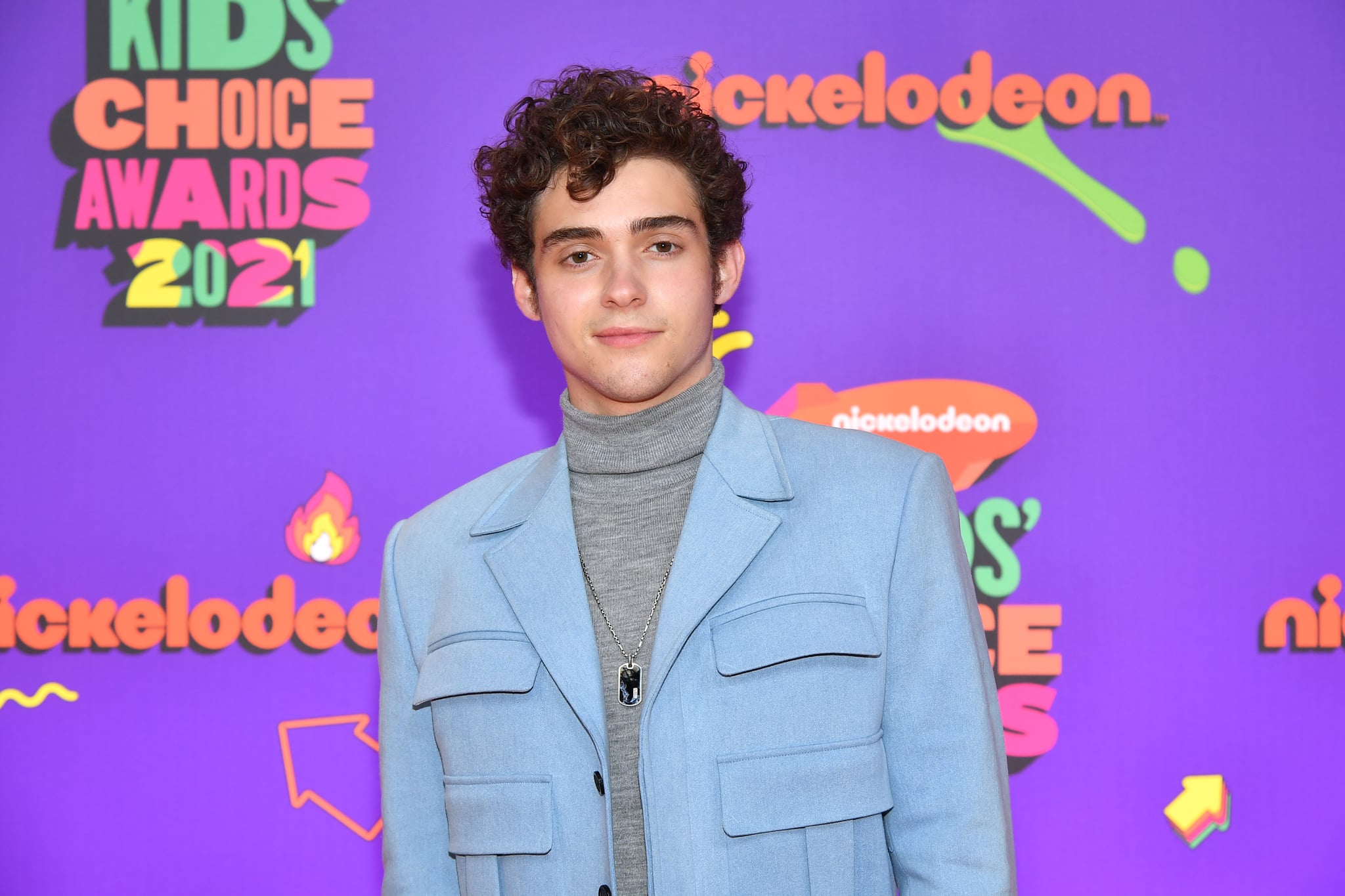 SANTA MONICA, CALIFORNIA - MARCH 13: In this image released on March 13, Joshua Bassett attends Nickelodeon's Kids' Choice Awards at Barker Hangar on March 13, 2021 in Santa Monica, California. (Photo by Amy Sussman/KCA2021/Getty Images for Nickelodeon)
