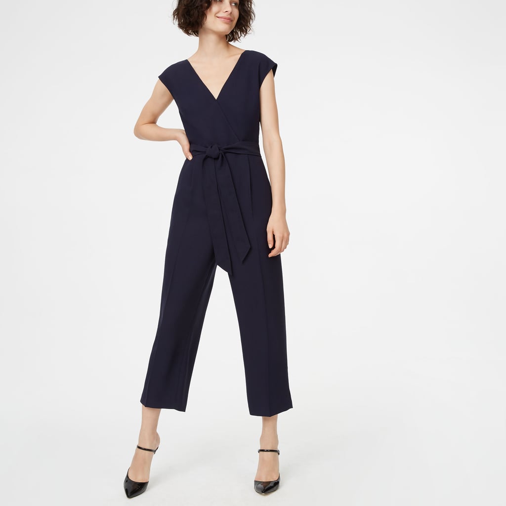 Club Monaco Lorenny Jumpsuit | Queen Letizia's Navy Jumpsuit September ...