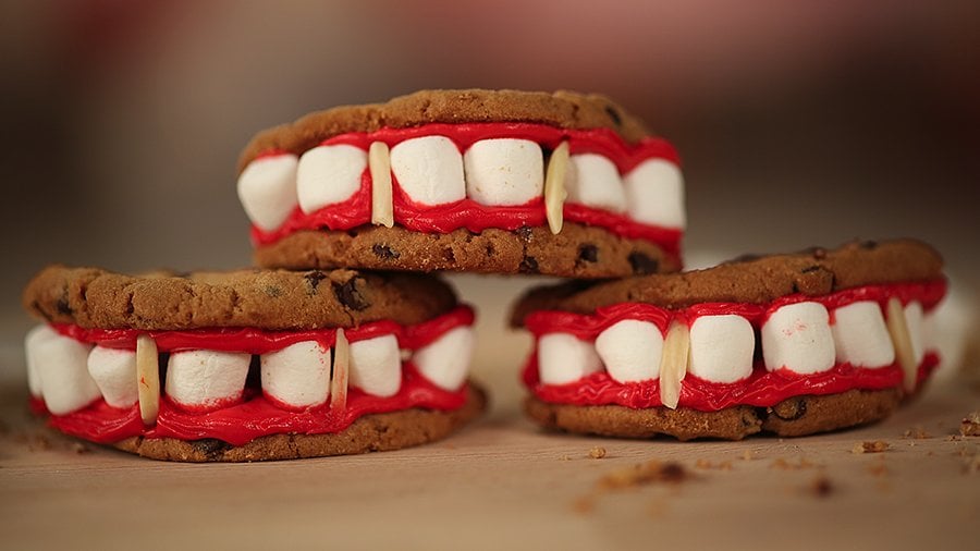 Vampire Fang Cookies