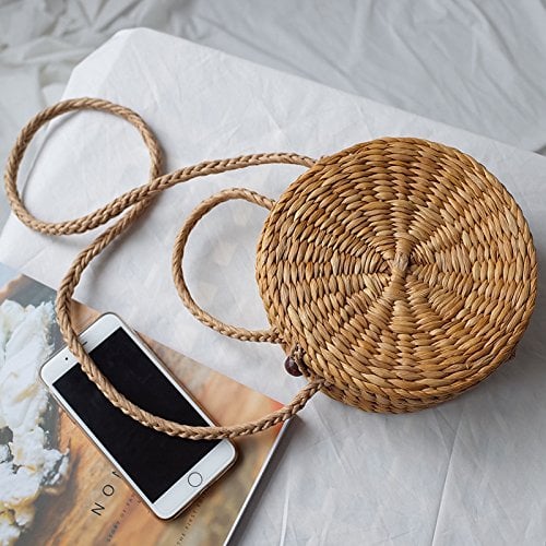 Teeya Straw Crossbody Bag
