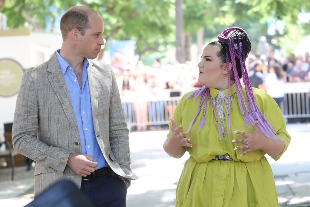 Prince William Meeting Eurovision Winner, Netta Barzilai | POPSUGAR ...