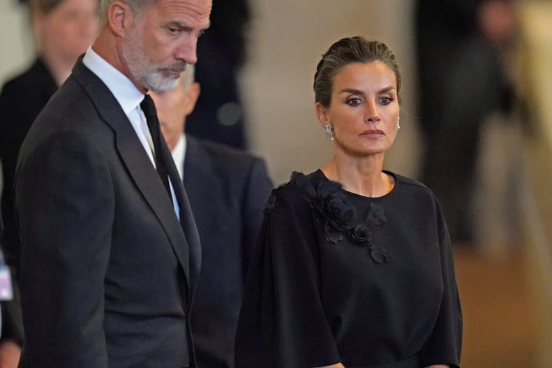 Queen Letizia at Queen Elizabeth II's Lying-in-State Event