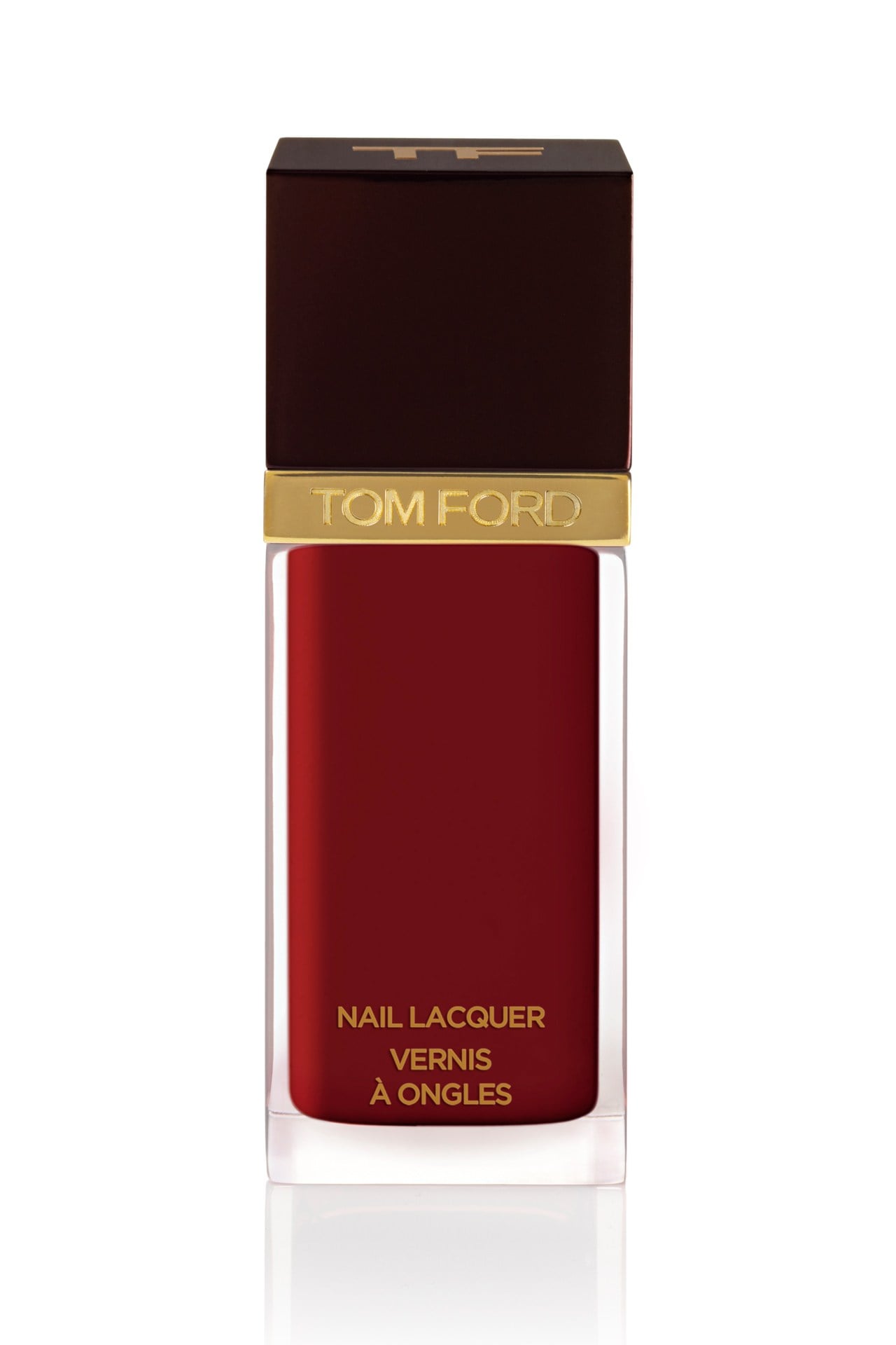 Tom Ford Nail Lacquer in Smoke Red | These Are the Shades of Red Polish  That Are Everywhere This Fall | POPSUGAR Beauty Photo 16