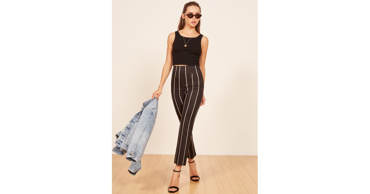 reformation cheetah pants