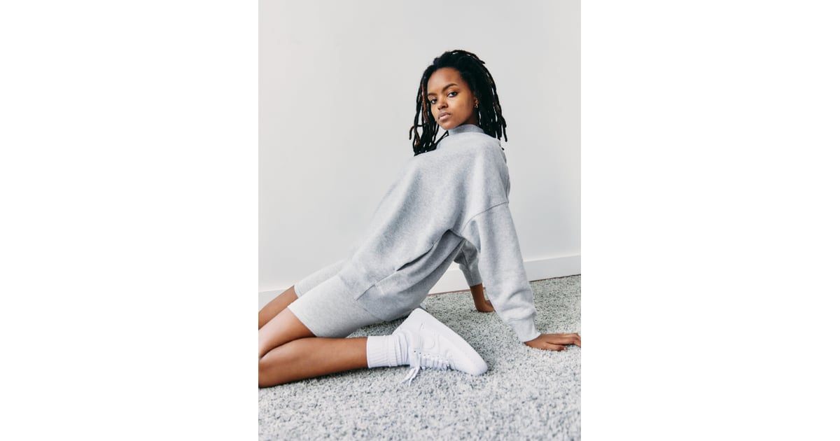 Cozyaf boyfriend mock sweatshirt clearance