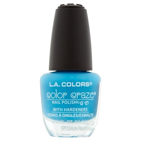 L.A. Colors Color Craze Aquatic Nail Polish With Hardeners