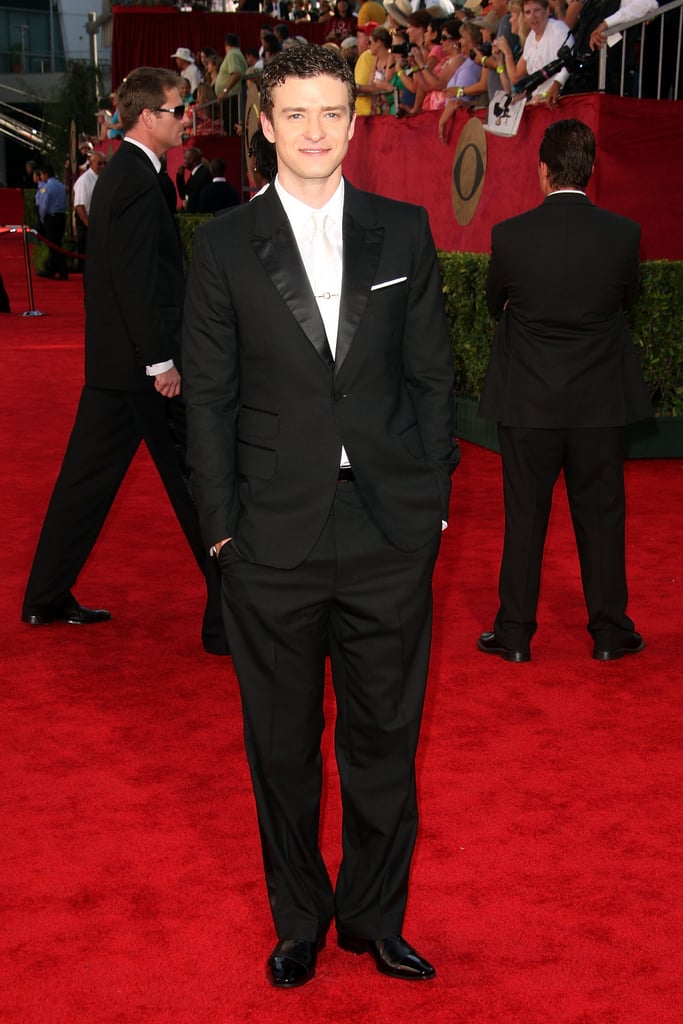 Justin arrived in style at the Emmys in 2009.