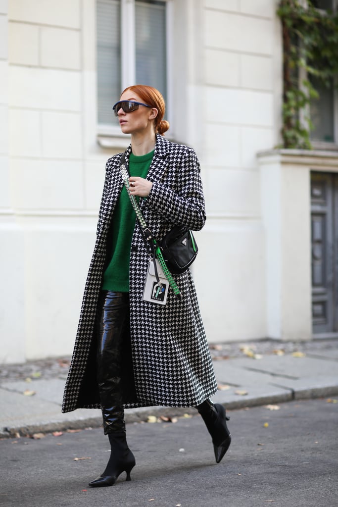 Style a Pair With a Checkered Coat