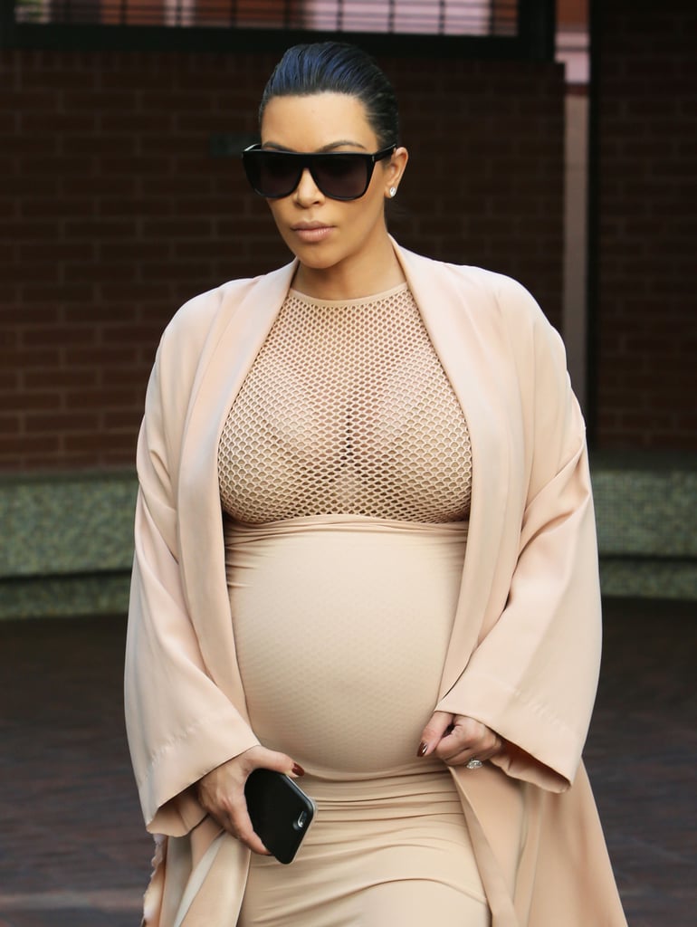 Kim Kardashian Baby Bump Pictures September 2015