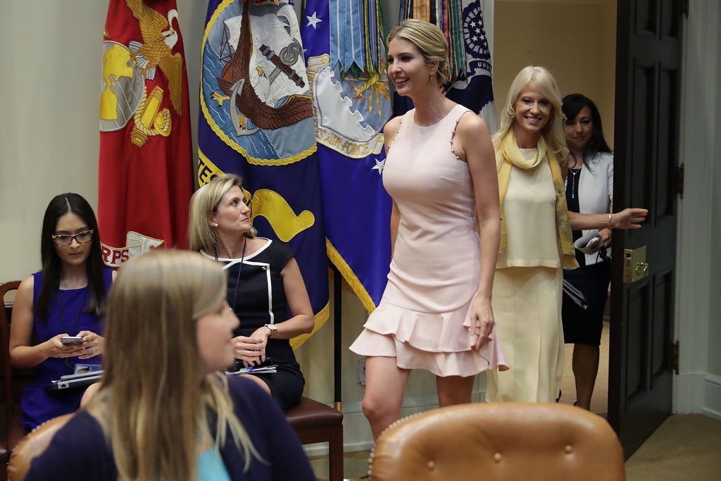 Ivanka Trump Chose a Blush Pink Crepe Dress