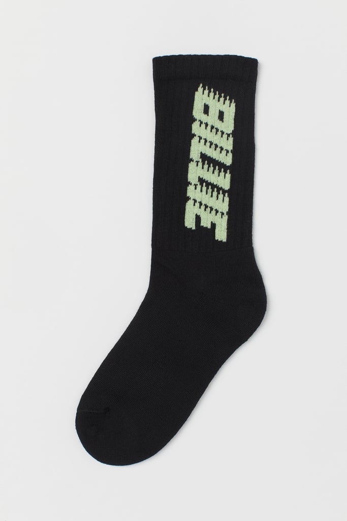 Billie Eilish Jacquard-Knit Socks at H&M