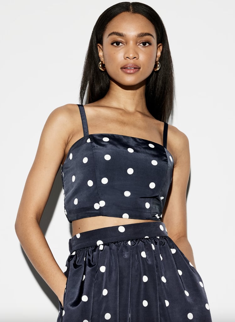 The Occasion by Old Navy Taffeta Cropped Tank Top