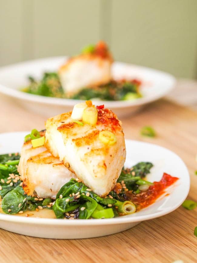 Chilean Sea Bass With Asian Glaze