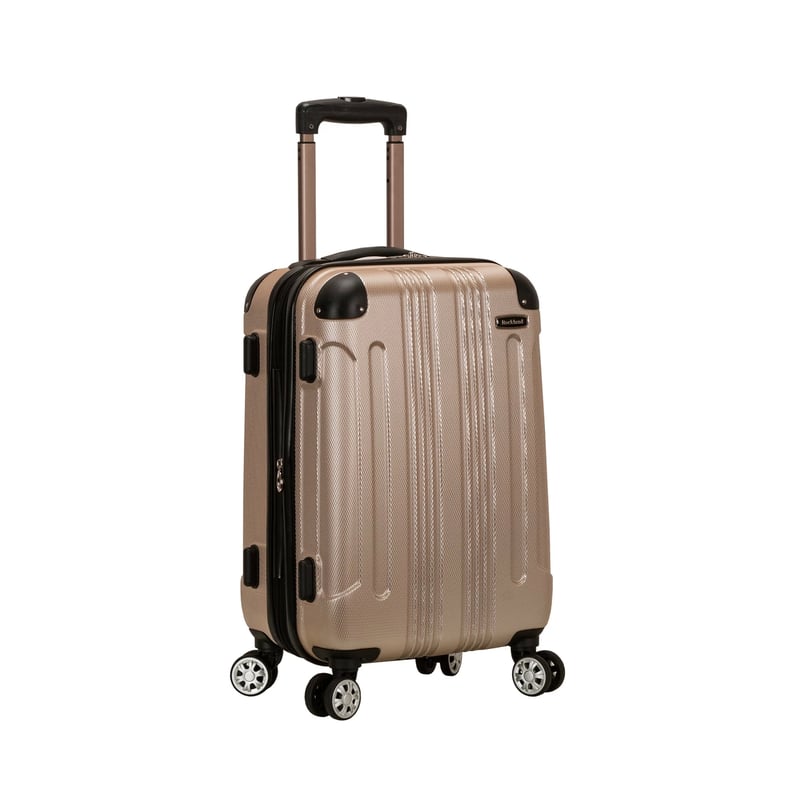 Rockland Sonic Expandable Hardside Carry-On Suitcase in Champagne