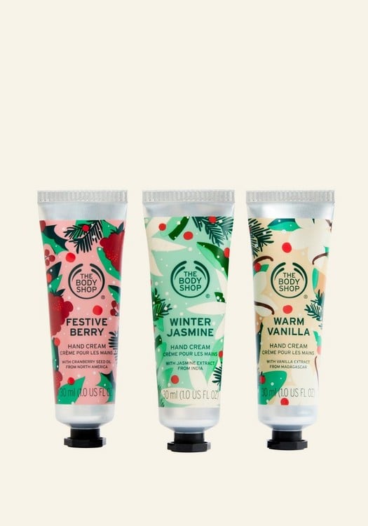 The Body Shop Christmassy Hand Cream Trio