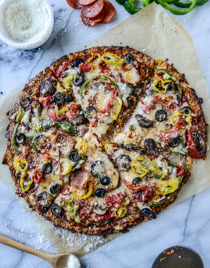 Supreme Cauliflower Crust Pizza