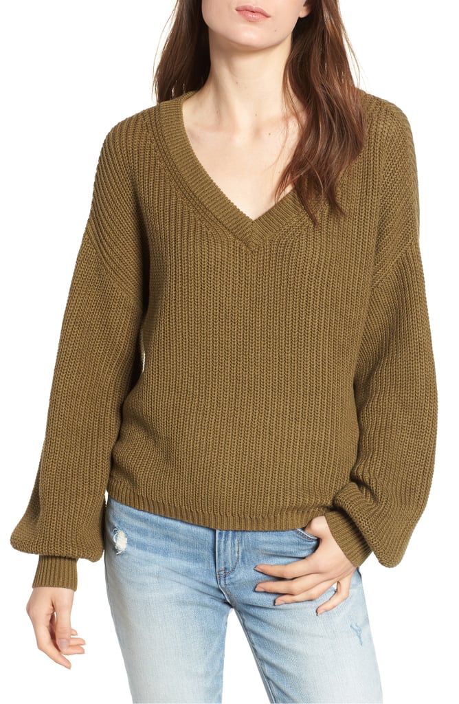 BP. V Neck Cotton Sweater