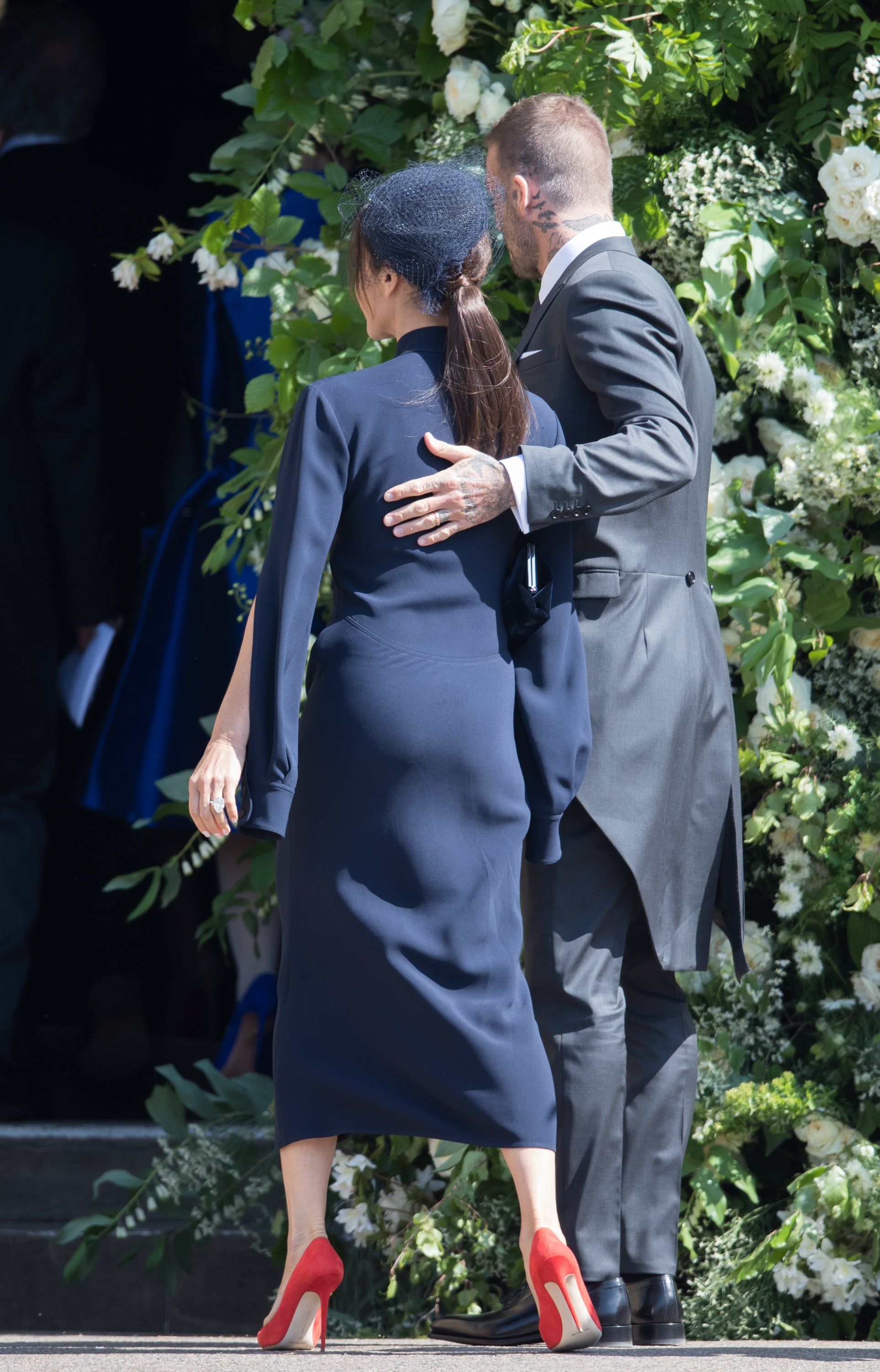 Victoria beckham outfit royal wedding on sale