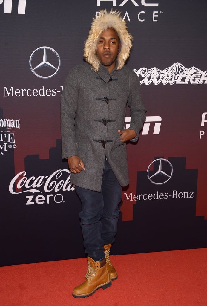 Kendrick Lamar looked cozy at the ESPN party.