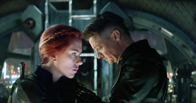 AVENGERS: ENDGAME, (aka AVENGERS 4), from left: Scarlett Johansson as Natasha Romanoff / Black Widow, Jeremy Renner as Clint Barton / Hawkeye, 2019.  Walt Disney Studios Motion Pictures /  Marvel Studios / courtesy Everett Collection