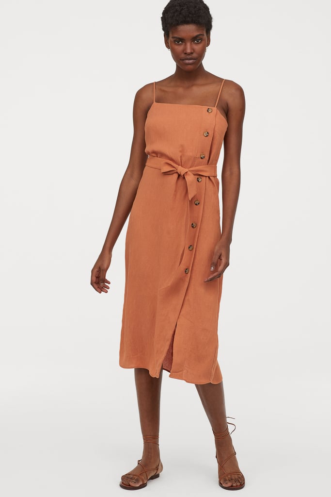 H&M Dress With Buttons | Best H&M Clothes Summer 2019 | POPSUGAR ...