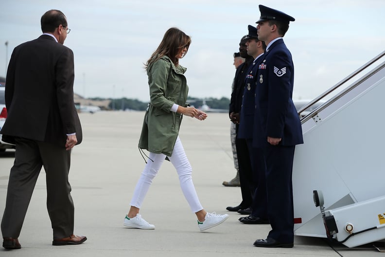 The FLOTUS Also Wore Her Favorite Sneakers, Adidas Stan Smiths