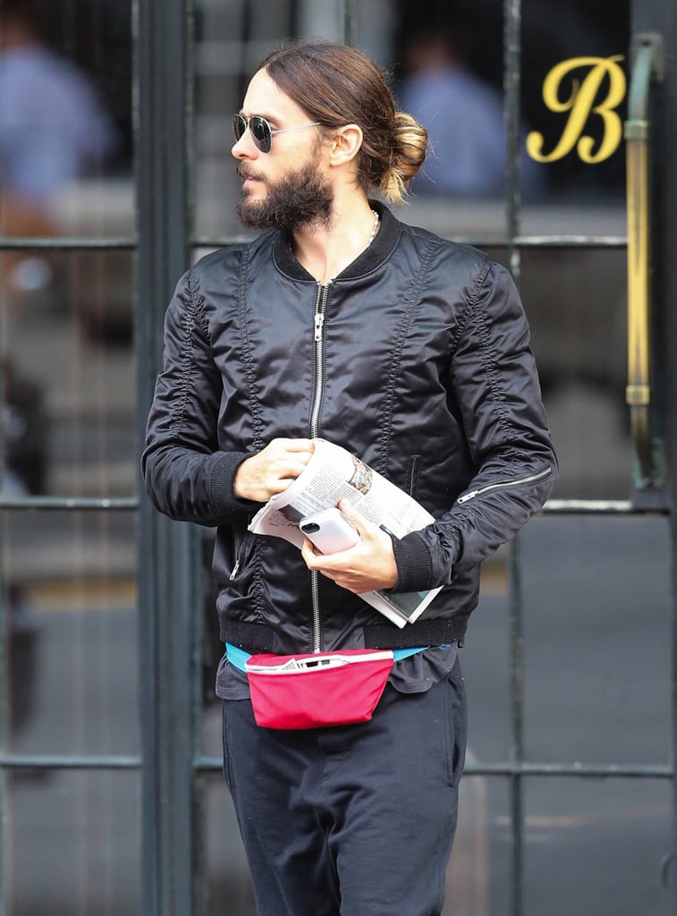 Jared Leto rocked a fanny pack on Wednesday in NYC.
