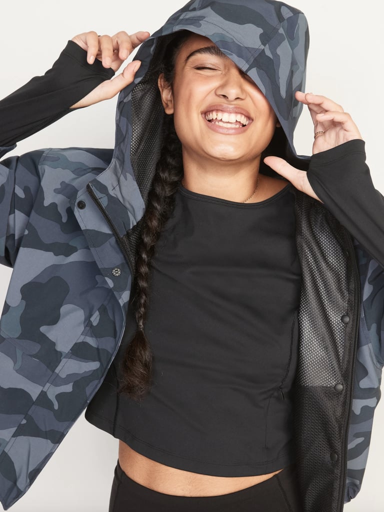 Old Navy PowerSoft Long-Sleeve Cropped Performance Top