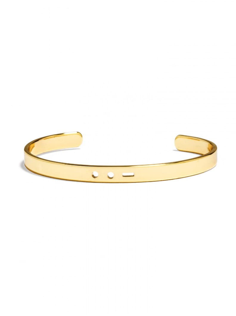 BaubleBar Morse Code Cuff