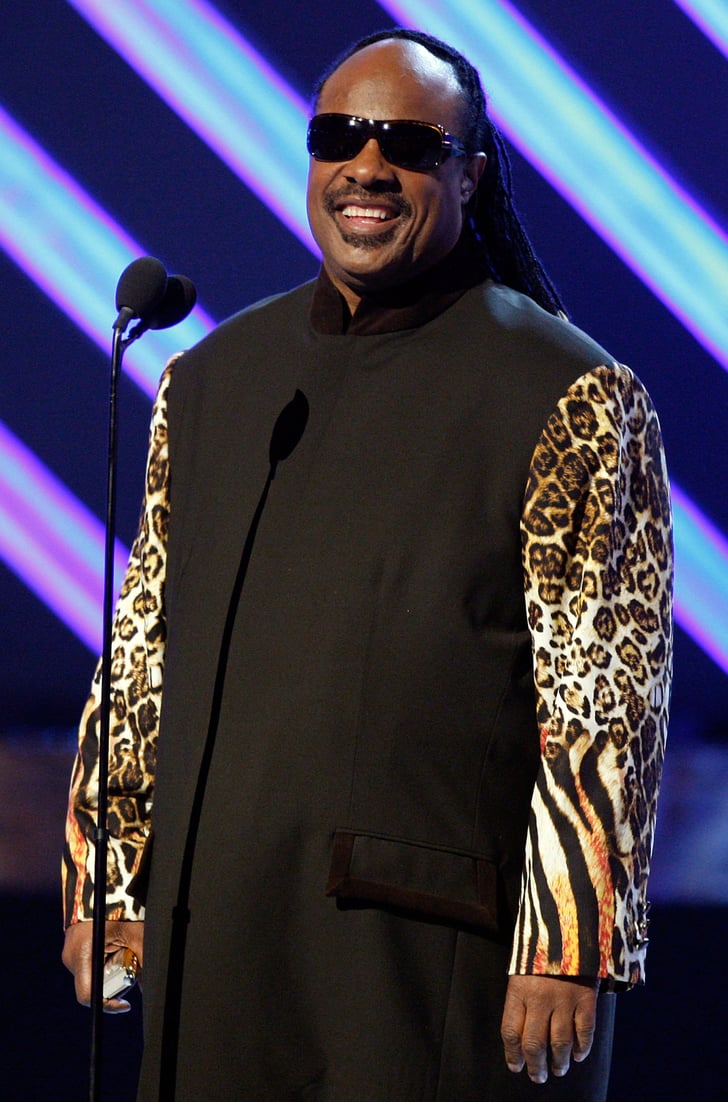 Stevie Wonder was all smiles while presenting an award. | Best Pictures From the 2008 Grammys ...