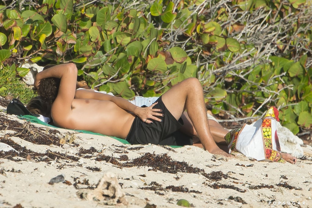 Heidi Klum and Vito Schnabel Show PDA in St. Barts Pictures