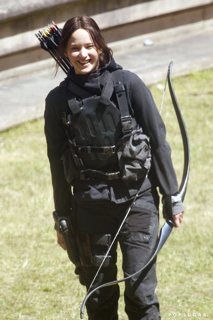 Jennifer Lawrence on the Hunger Games: Mockingjay Set