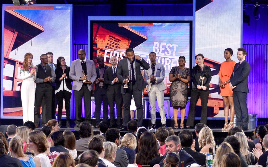 Michael took the stage by storm with his Fruitvale Station director and writer Ryan Coogler, producer Forest Whitaker, and costars Octavia Spencer and Ahna O'Reilly after the film won the best first feature award.