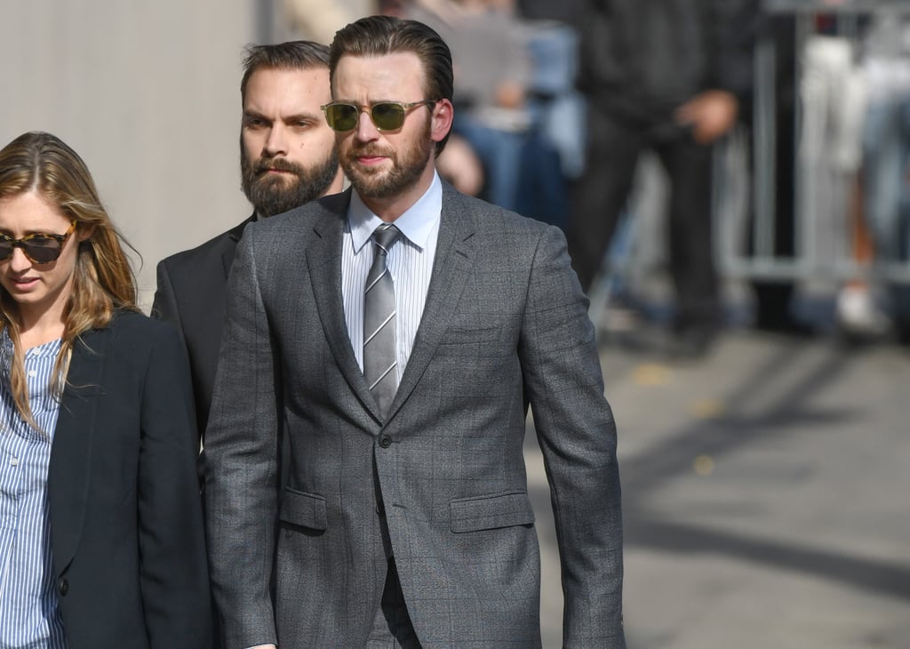 Chris Evans Arriving at Jimmy Kimmel Live April 2017