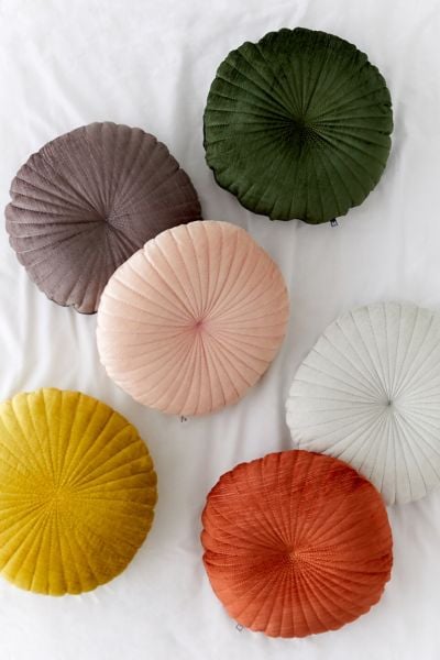 Shelly Round Velvet Pillows