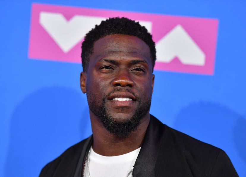 US actor/comedian Kevin Hart attends the 2018 MTV Video Music Awards at Radio City Music Hall on August 20, 2018 in New York City. (Photo by ANGELA WEISS / AFP)        (Photo credit should read ANGELA WEISS/AFP/Getty Images)