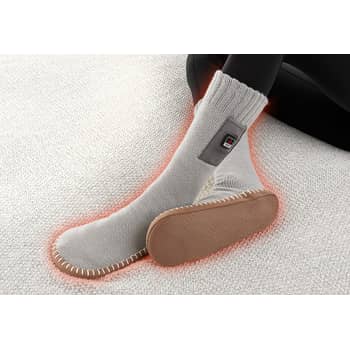 Heated Slipper Socks @ Sharper Image