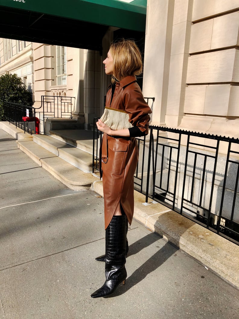 How to Style The Leather Trend for Fall When You're a Grown Woman