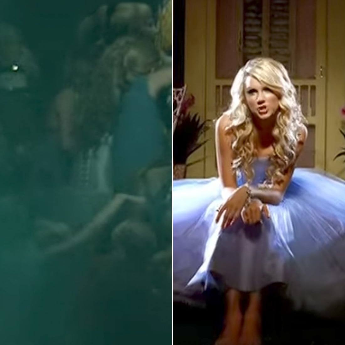 taylor swift our song blue dress