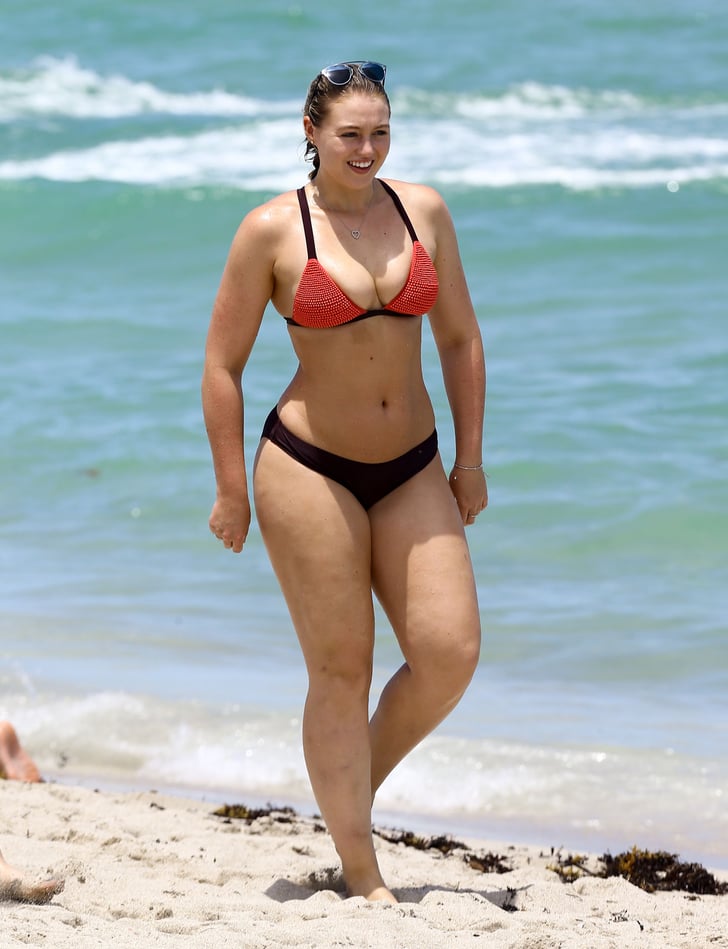Iskra Lawrence In A Bikini On The Beach In Miami July 2016 Popsugar 1783