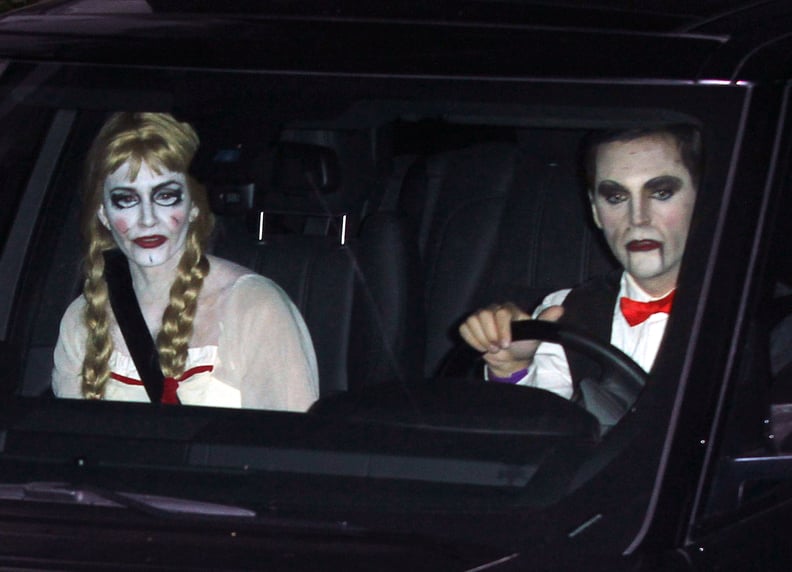 Courteney Cox as a Creepy Doll and Johnny McDaid as a Vampire