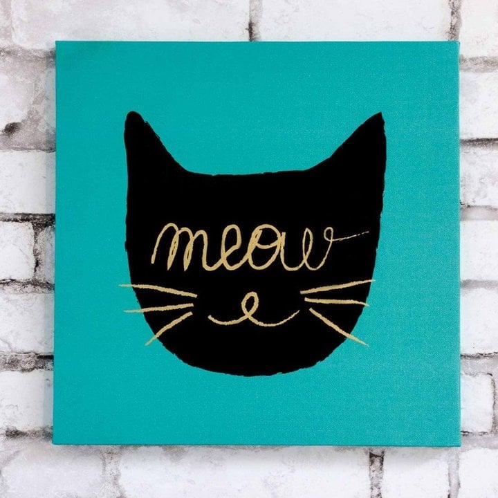 Meow wall art