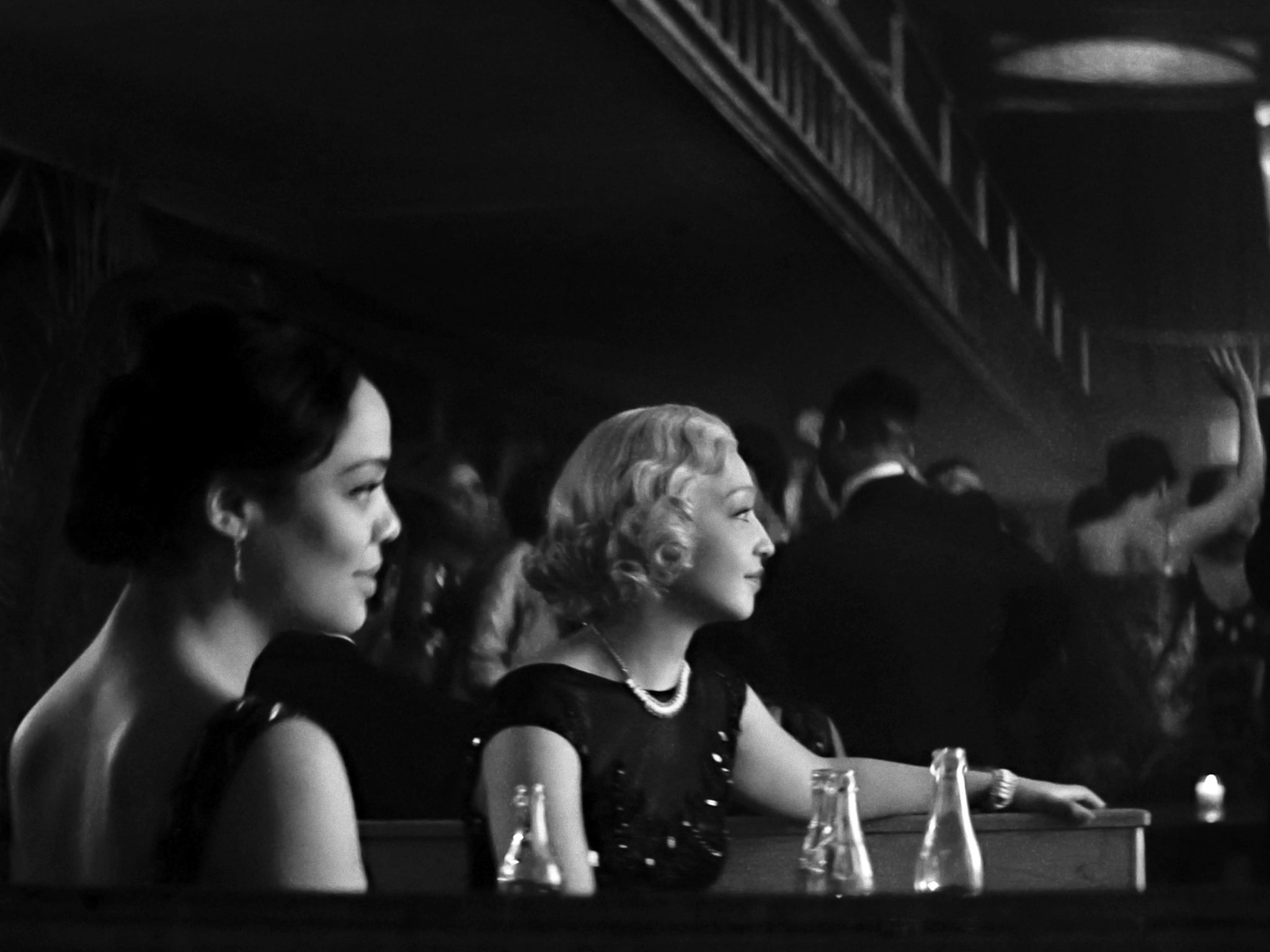 PASSING, from left: Tessa Thompson, Ruth Negga, 2021.  Netflix / Courtesy Everett Collection