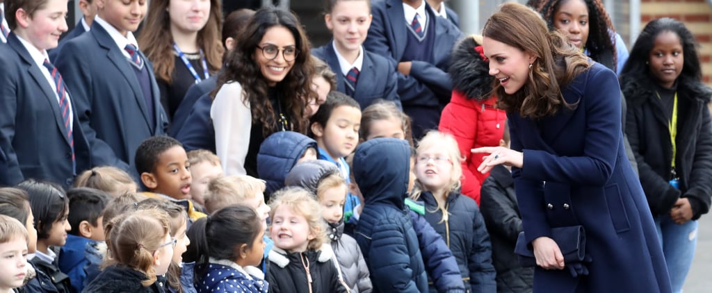 Kate Middleton Greets Excited Kids During Her First Public Engagement of 2018